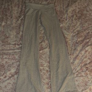 Brandy Melville Gray Flared Yoga Pants